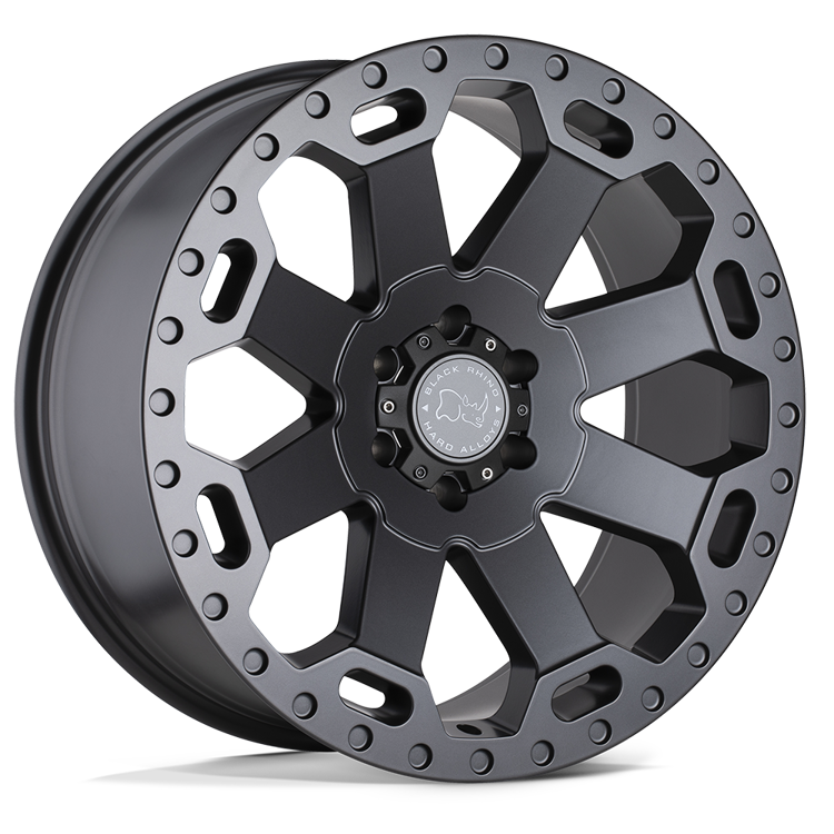 Alloy wheel Matte Gunmetal Warlord Black Rhino