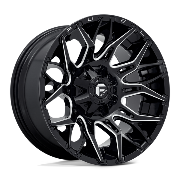 Alloy wheel D769 Twitch Glossy Black Milled Fuel