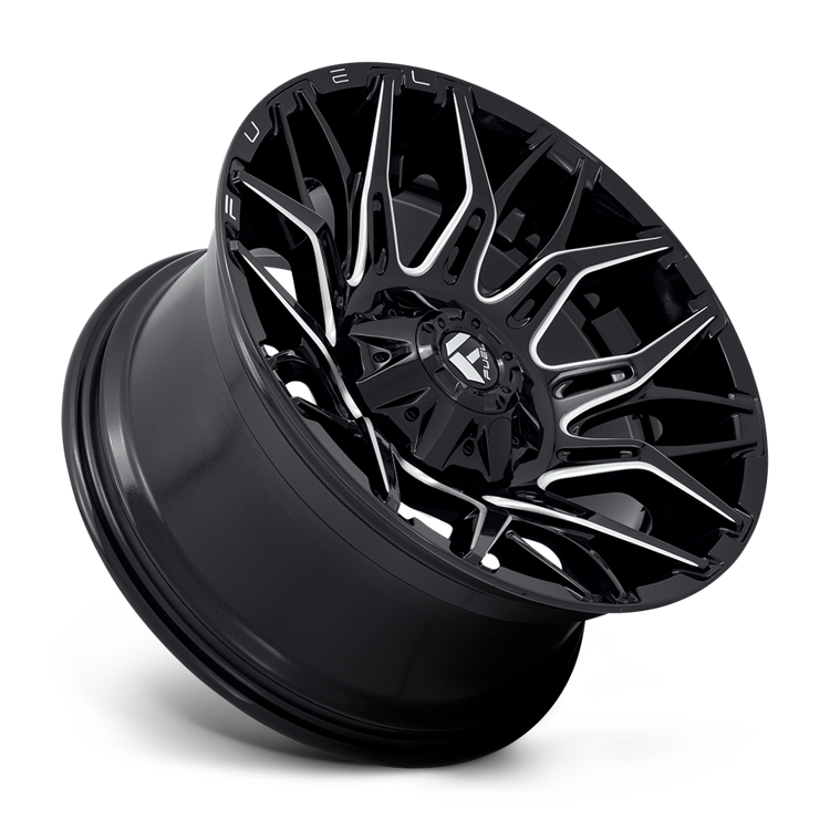 Alloy wheel D769 Twitch Glossy Black Milled Fuel