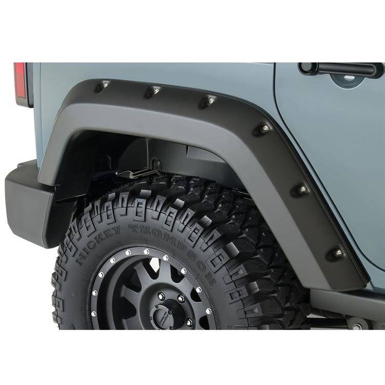 Rear fender flares standard coverage Bushwacker Pocket Style