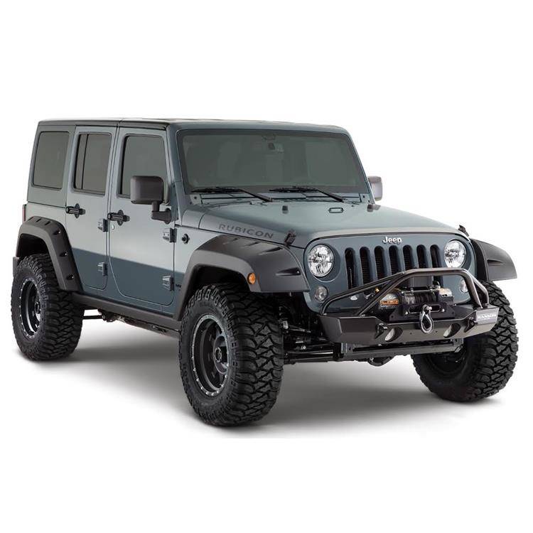 Rear fender flares standard coverage Bushwacker Pocket Style