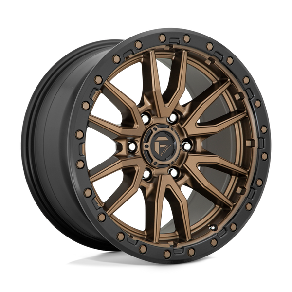 Alloy wheel D681 Rebel Matte Bronze Black Bead Ring Fuel