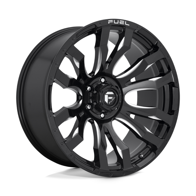 Alloy wheel D673 Blitz Gloss Black Milled Fuel