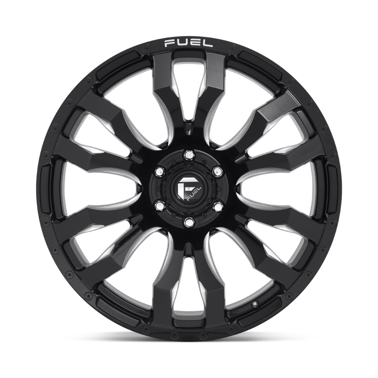 Alloy wheel D673 Blitz Gloss Black Milled Fuel