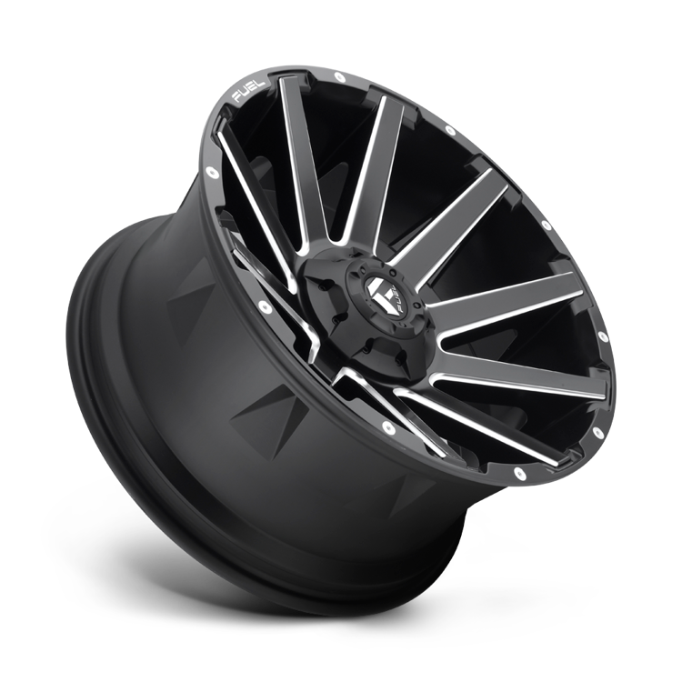 Alloy wheel D616 Contra Matte Black Milled Fuel