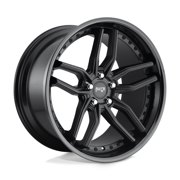 Alloy wheel M194 Methos Gloss Black Matte Black Niche Road Wheels