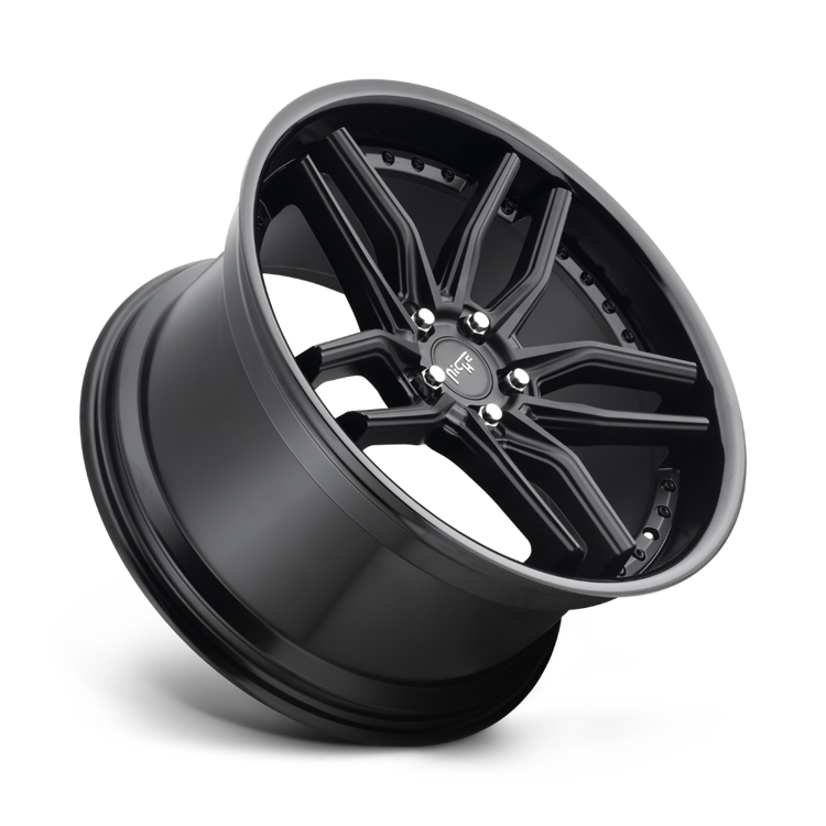 Alloy wheel M194 Methos Gloss Black Matte Black Niche Road Wheels