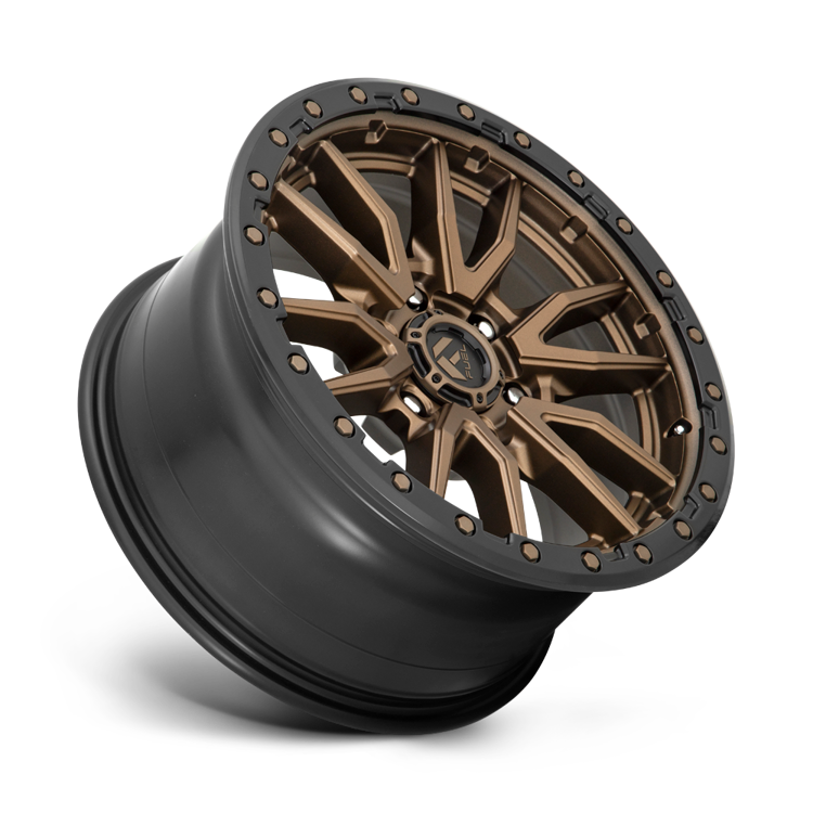 Alloy wheel D681 Rebel Matte Bronze Black Bead Ring Fuel