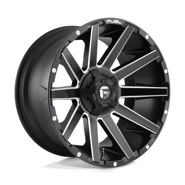 Alloy wheel D616 Contra Matte Black Milled Fuel