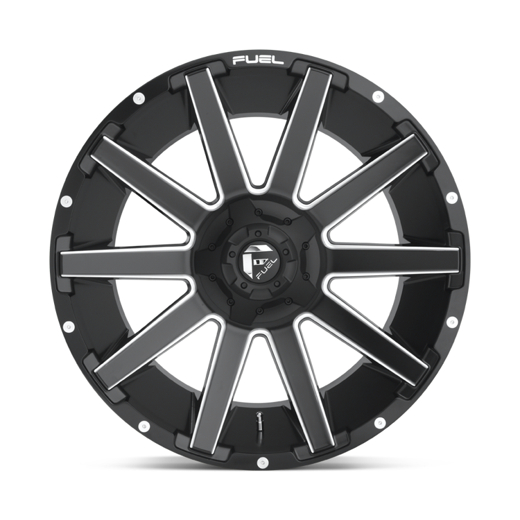 Alloy wheel D616 Contra Matte Black Milled Fuel