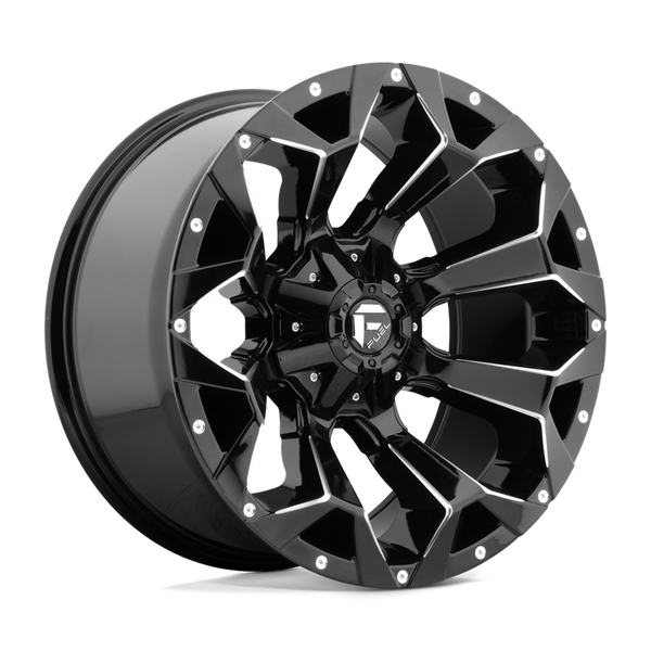 Alloy wheel D576 Assault Gloss Black Milled Fuel