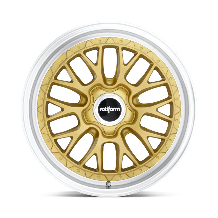 Alloy wheel R156 LSR Matte Gold Machined Rotiform