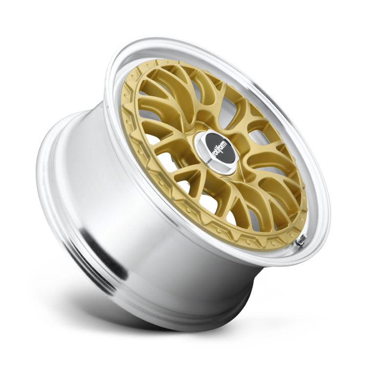 Alloy wheel R156 LSR Matte Gold Machined Rotiform