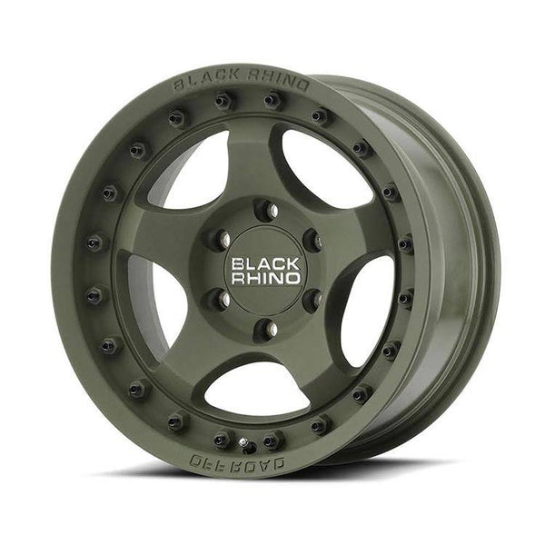 Alloy wheel Olive Drab Green Bantam Black Rhino