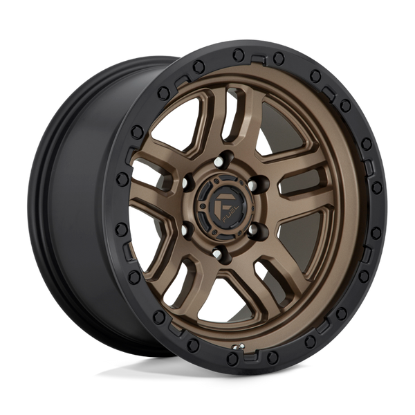 Alloy wheel D702 Ammo Matte Bronze Black Bead Ring Fuel