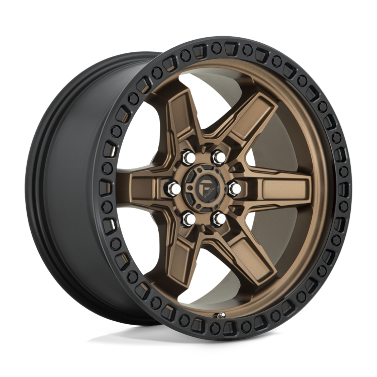 Alloy wheel D699 Kicker Matte Bronze Black Bead Ring Fuel