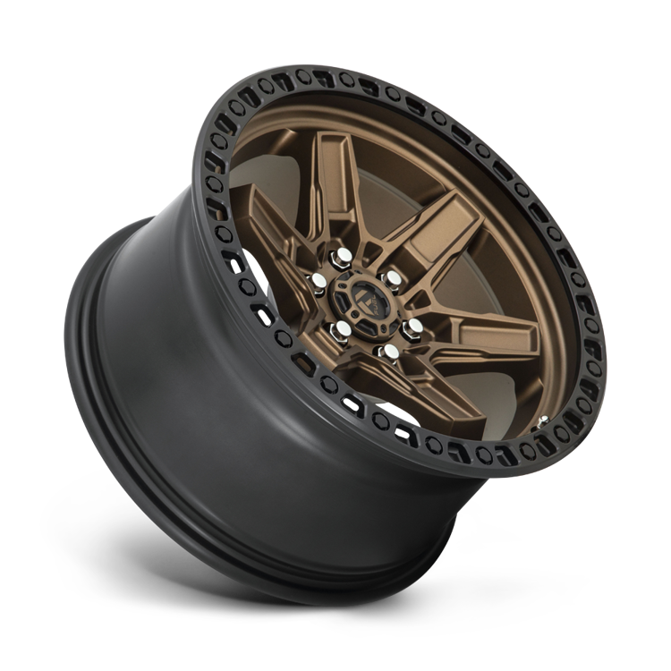 Alloy wheel D699 Kicker Matte Bronze Black Bead Ring Fuel