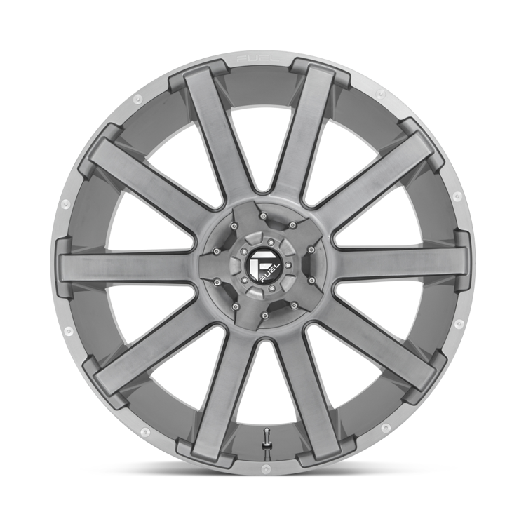 Alloy wheel D714 Contra Platinum Brushed GUN Metal Tinted Clear Fuel