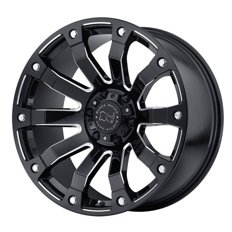 Alloy wheel Gloss Black Milled Selkirk Black Rhino