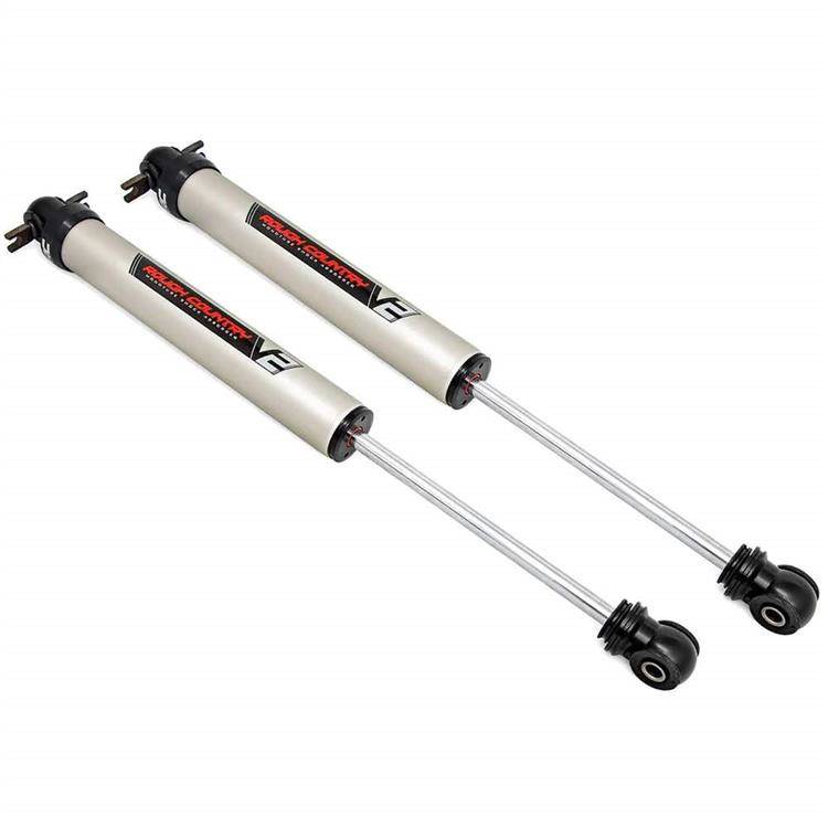 Rear nitro shocks Rough Country Monotube V2 Lift 0-3"