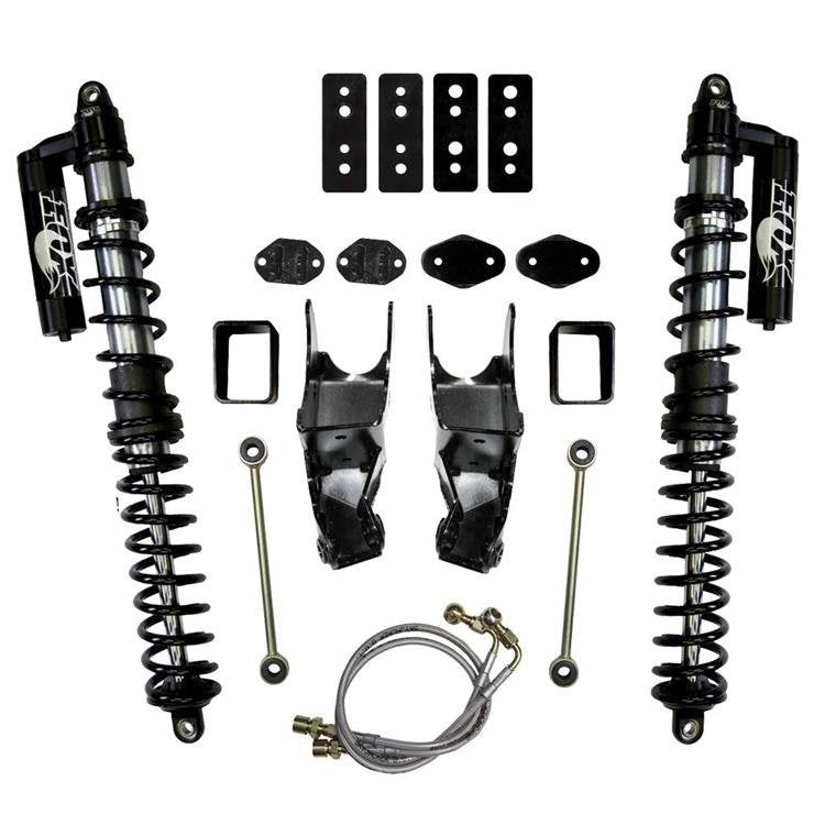 Rear 2.0 series coil-over shocks reservoir Fox upgrade kit Skyjacker Lift 4,5-6"