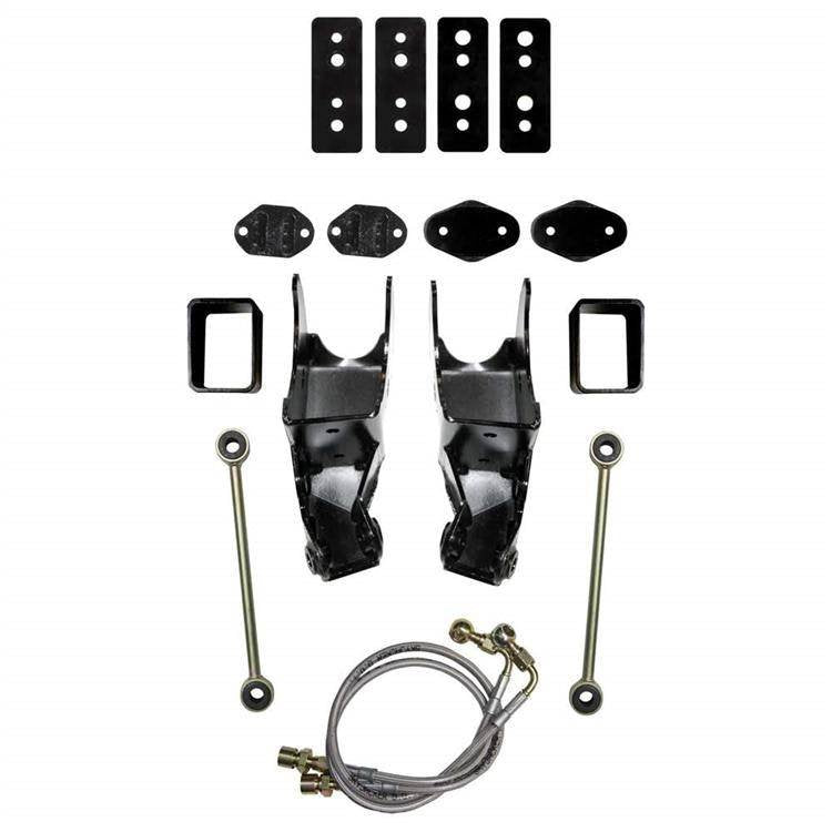 Rear 2.0 series coil-over shocks reservoir Fox upgrade kit Skyjacker Lift 4,5-6"