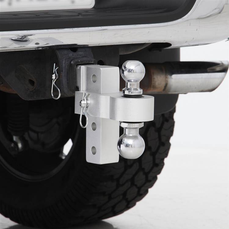 Trailer adjustable hitch with balls 2"-2 5/6" Smittybilt