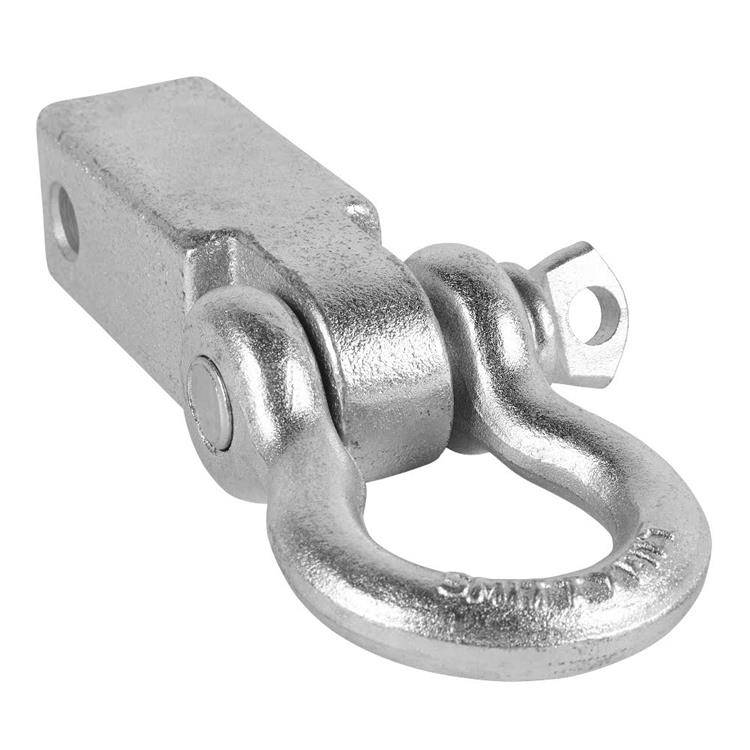 Receiver mounted D-ring shackle steel Smittybilt