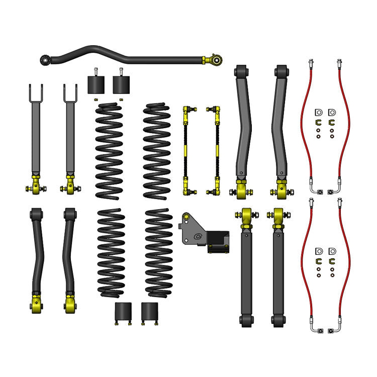 Suspension kit Clayton Lift Premium Lift 4,5"