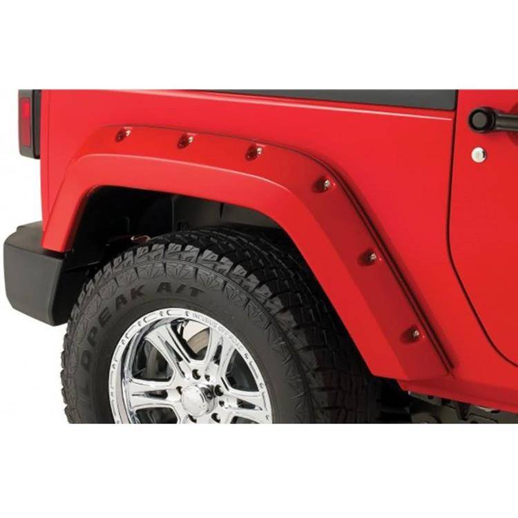 Rear fender flares standard coverage Bushwacker Pocket Style