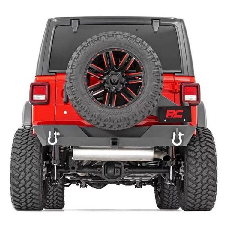 Rear bumper with tire carrier Rough Country Trail