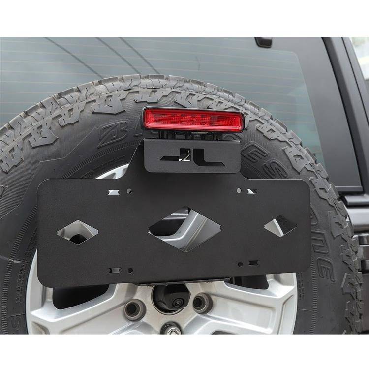 Spare tire license plate frame aluminum alloy OFD