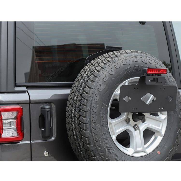 Spare tire license plate frame aluminum alloy OFD