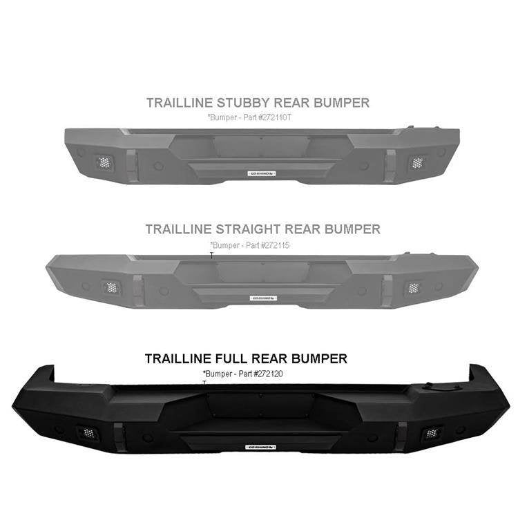 Rear full bumper Go Rhino Trailline