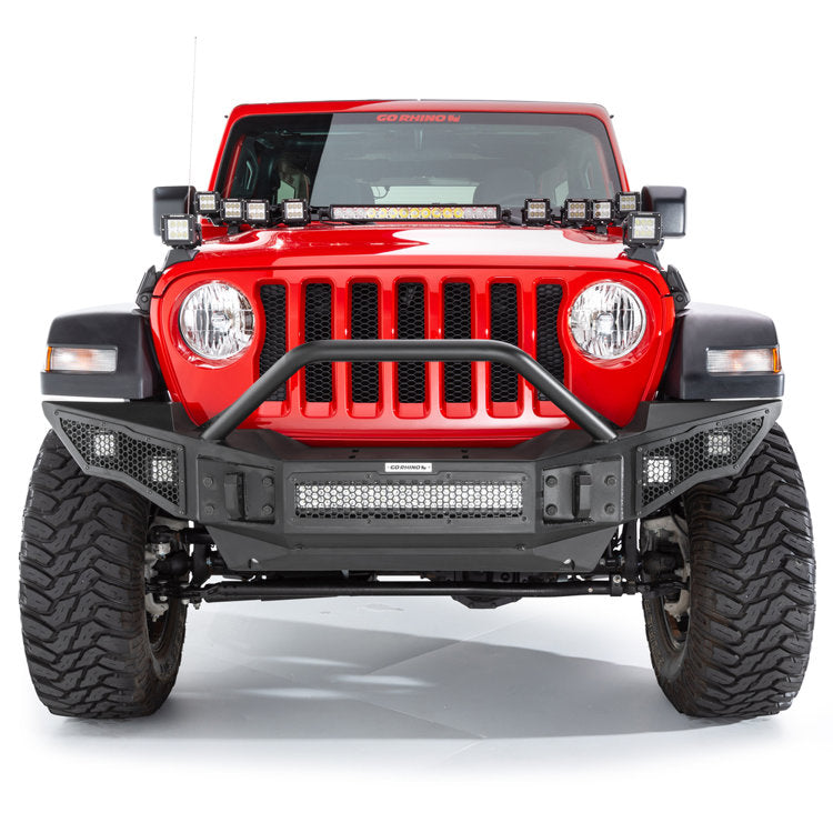 Front full bumper with bull bar Go Rhino Rockline