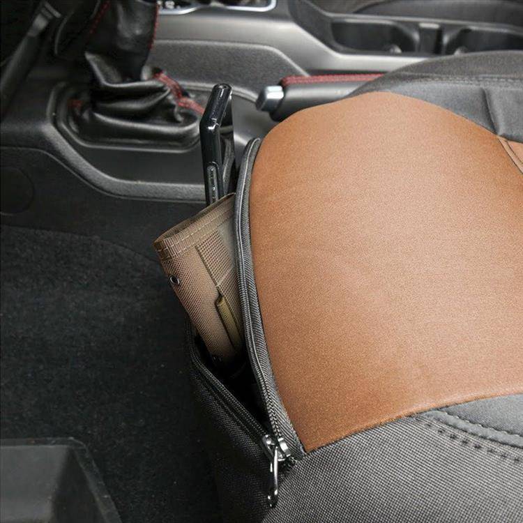 Neoprene seat cover set black/tan Smittybilt GEN2