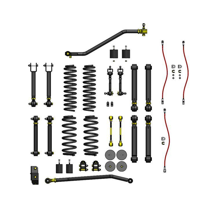 Kit sospensioni Clayton Off Road Overland+ Lift 4"