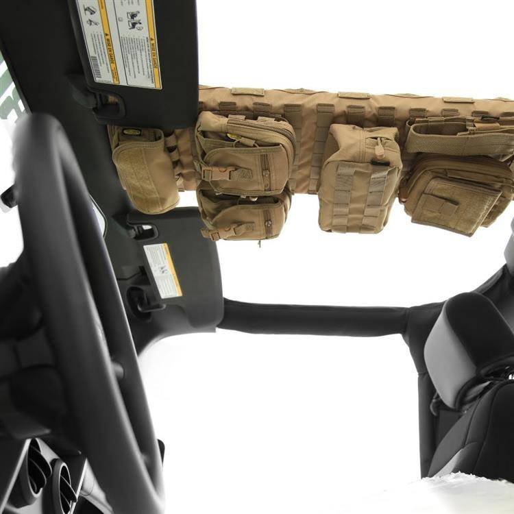 Overhead console coyote tan Smittybilt G.E.A.R.