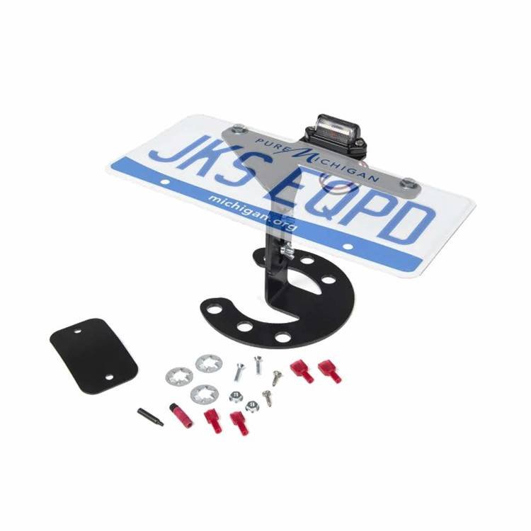 Spare tire license plate mount JKS