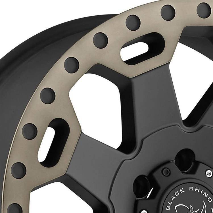 Cerchi in lega Matte Black/Machined Dark Warlord Black Rhino