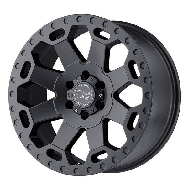 Alloy wheel Warlord Matte Gunmetal Black Rhino