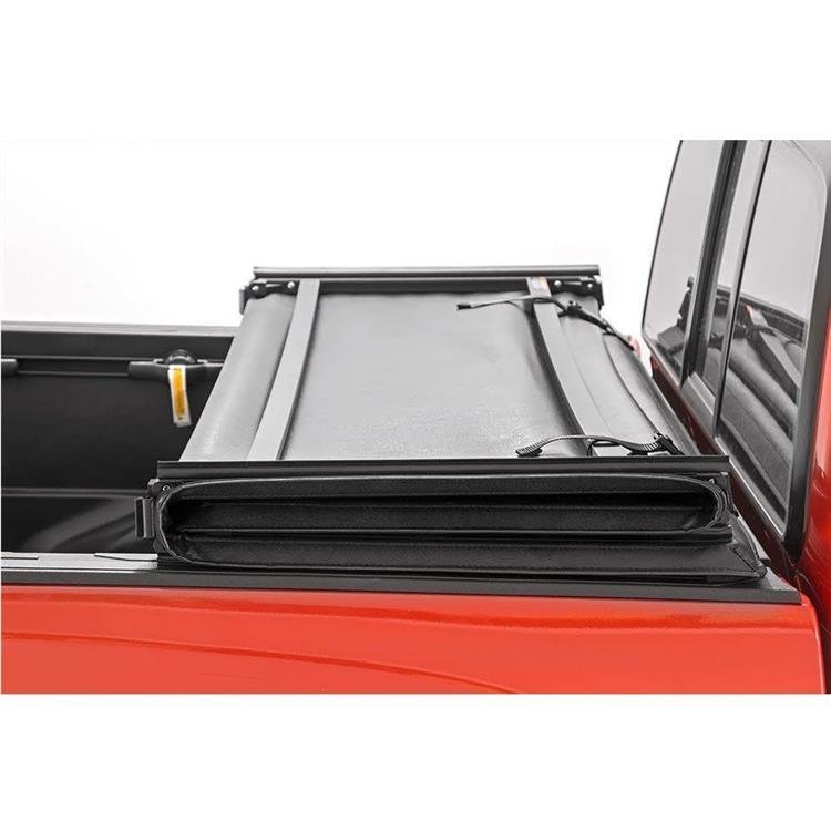 Soft roll-up bed cover tri-fold Rough Country 5' 5"