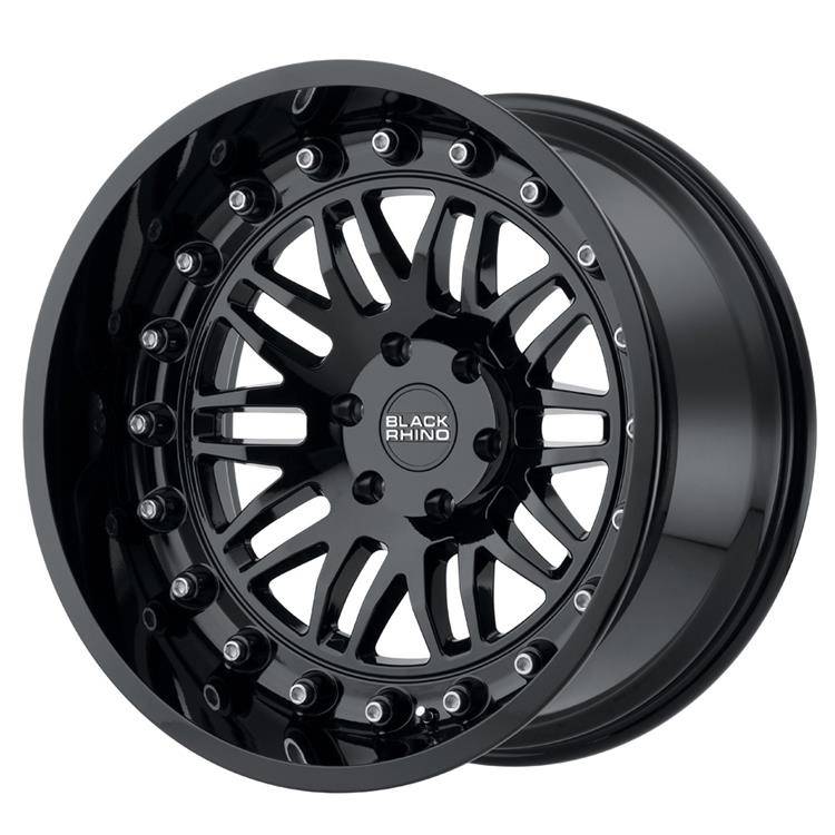 Cerchi in lega Gloss Black Fury Black Rhino