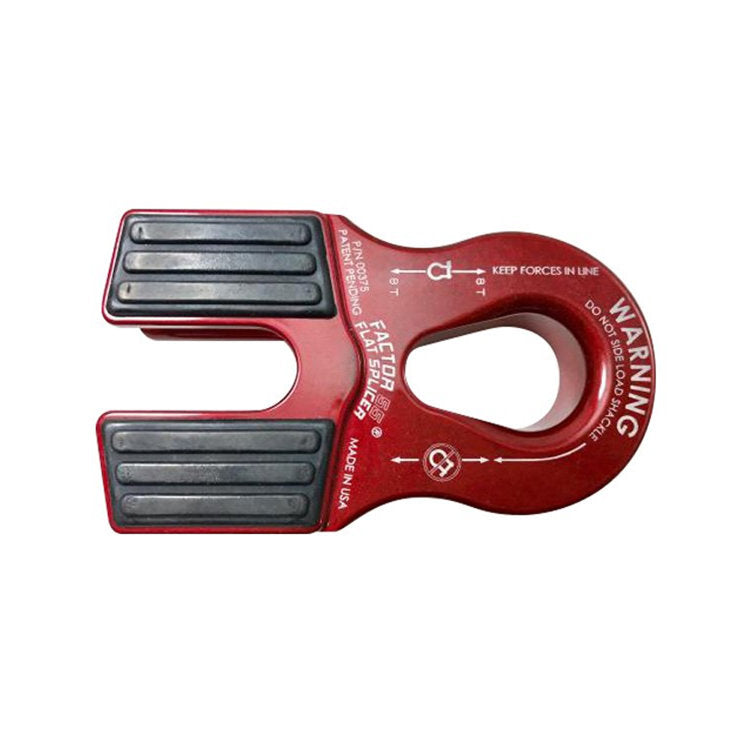 Flat splicer shackle red Factor 55