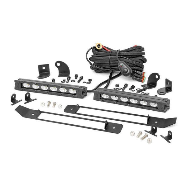 Kit griglia doppia LED 6" Rough Country Black Series