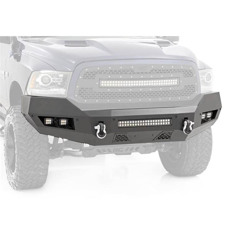 Paraurti anteriore in acciaio con luci LED Rough Country