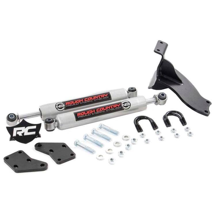 Doppio ammortizzatore di sterzo Rough Country N3 Lift 2,5-6"