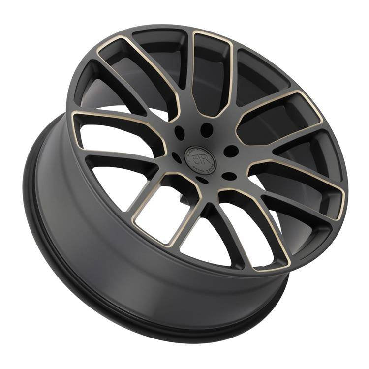 Alloy wheel Matte Black/Dark Tint Milled Kunene Black Rhino