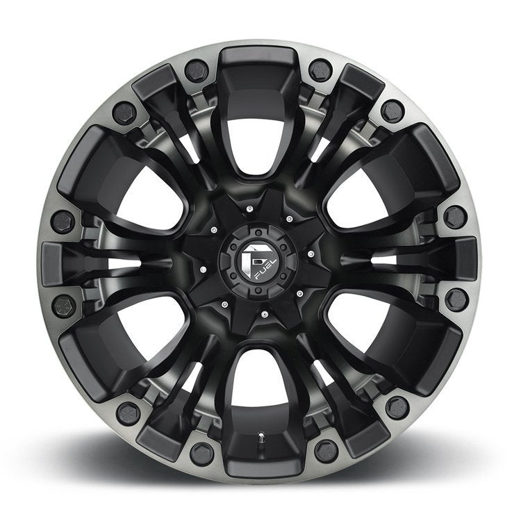 Alloy wheel D569 Vapor New Matte Black/Double Dark Tint Fuel