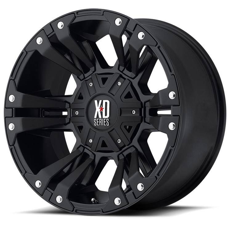 Cerchi in lega XD822 Monster II Matte Black XD Series